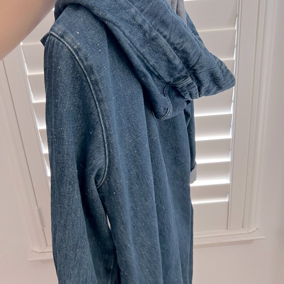 Max & Co denim jacket coat hoodie - Picture 2 of 11